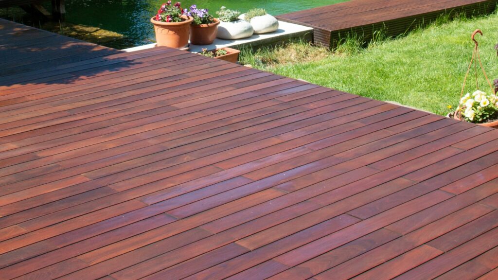 Wood deck